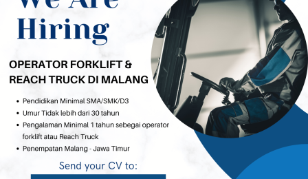 Lowongan Operational Forklift And Reach Truck Di Malang